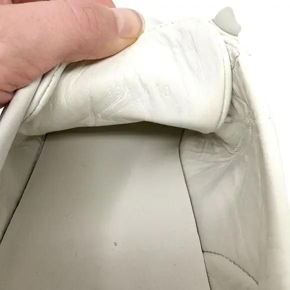 Gucci Ace Bee Embroidered Leather Sneakers White Size 39.5 US 9.5 - Picture 8 of 10